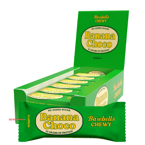Bareblls - Chewy Banana Choco Proteinriegel; Fitnessshop Berlin