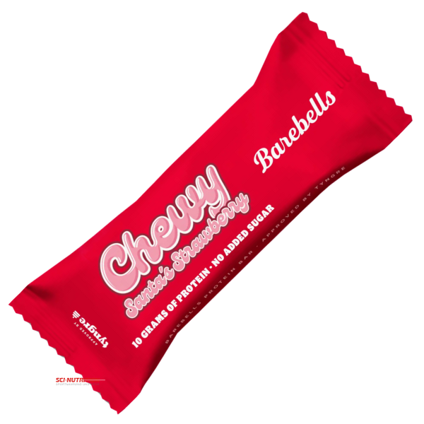 Barebells - Chewy Santa´s Strwaberry Proteinriegel; Fitnessshop Berlin
