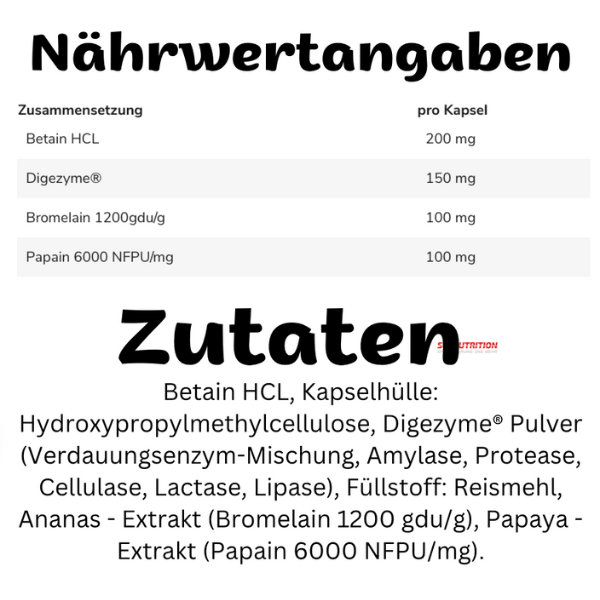 Digestive Enzyme - Sci Nutrition Shop