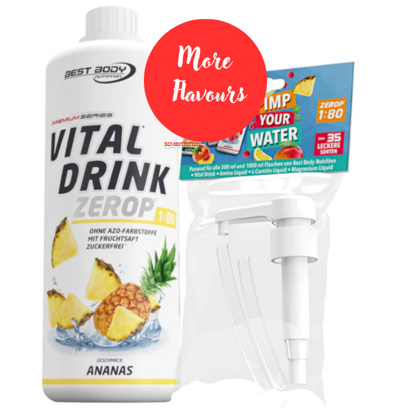 Best Body Nutrition - Vital Drink Zero Getränkekonzentrat; Fitnessshop Berlin