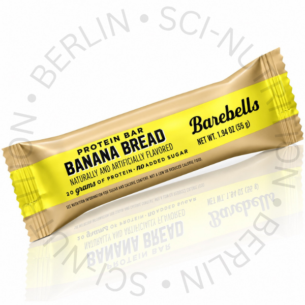 Barebells Protein Bar Banana Bread 55g US Import Protein Riegel bei Sci Nutrition Berlin