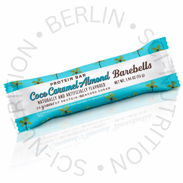 Barebells Protein Bar Coco Caramel Almond 55 g US Import Proteinriegel bei Sci Nutrition Berlin 