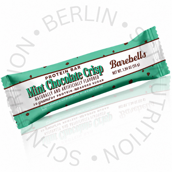 Barebells Protein Bar Mint Chocolate Crisp 55 g US Import Proteinriegel bei Sci Nutrition Berlin