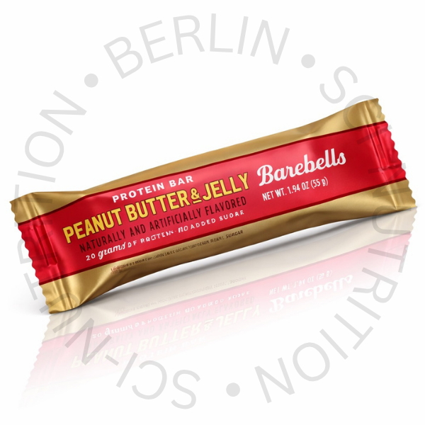 Barebells Peanut Butter &amp; Jelly 55 g US Import Proteinriegel bei Sci Nutrition Berlin