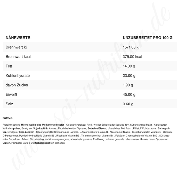 Carb Control Lemon - Sci Nutrition Shop