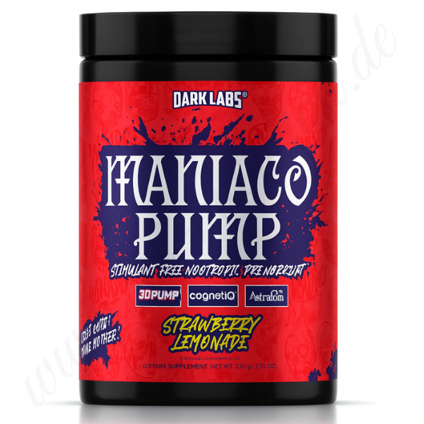 Dark Labs Maniaca Pump Pump Booster Fitnessshop Berlin