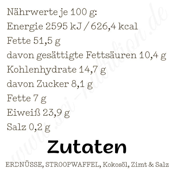 Erdnussbutter - Sci Nutrition Shop