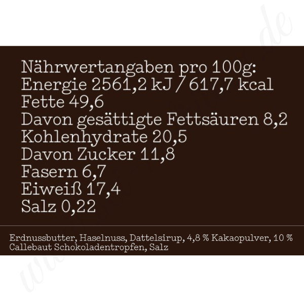 Erdnussbutter - Sci Nutrition Shop