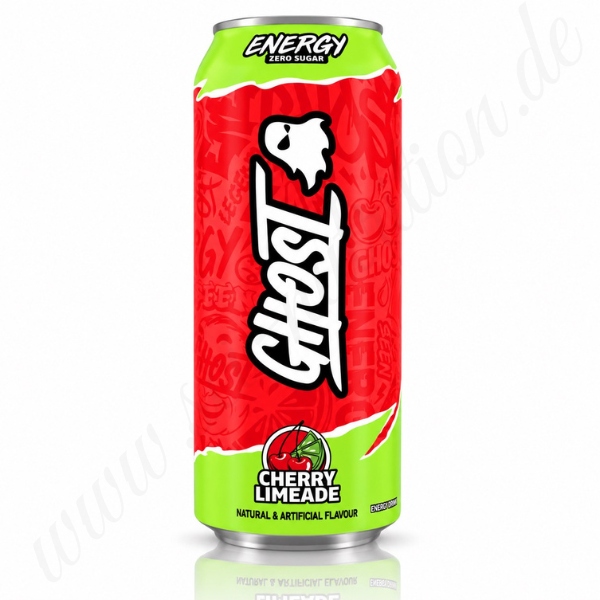 Ghost Energy 500 ml – Cherry Limeade zuckerfreier Energy Drink bei Sci Nutrition Berlin
