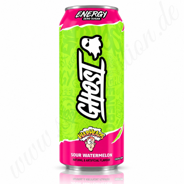 Ghost Energy 500 ml – Warheads Sour Watermelon zuckerfreier Energy Drink bei Sci Nutrition Berlin