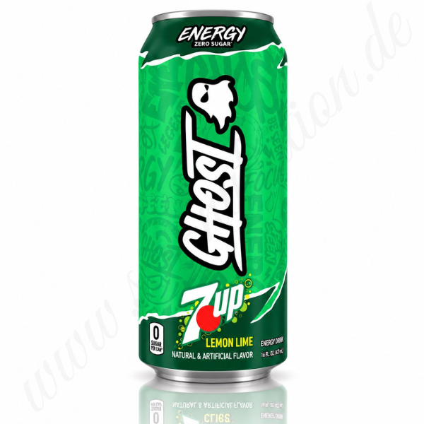 Ghost Energy 7up Lemon Lime 473 ml US Import Energy Drink bei Sci Nutrition Berlin