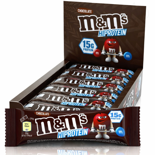 M&amp;M`s Hi Protein Proteinriegel Fitnessshop Berlin