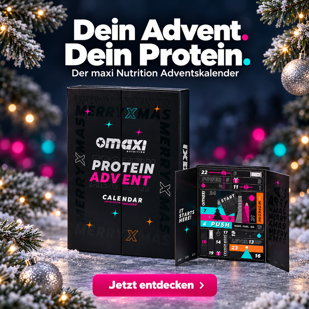 Maxi Nutrition Adventskalender 2026 bei Sci Nutrition Berlin