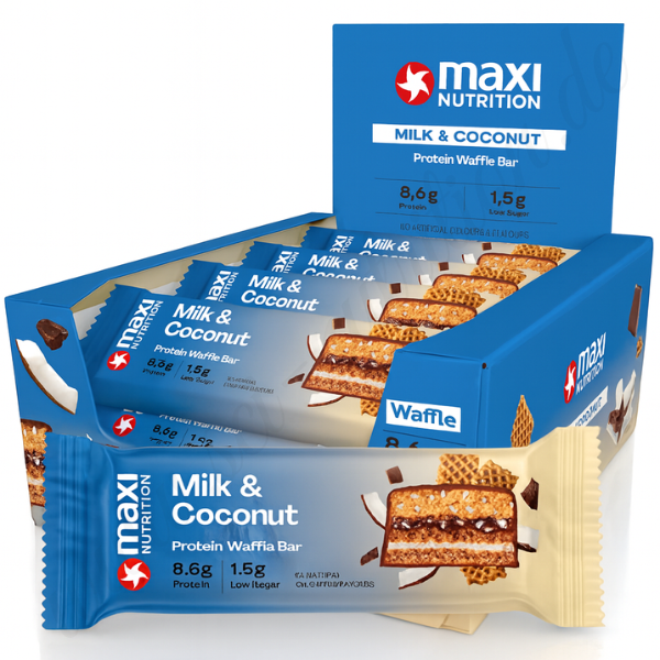 Maxi Nutrition Protein Waffle Bar Proteinriegel Fitnessshop