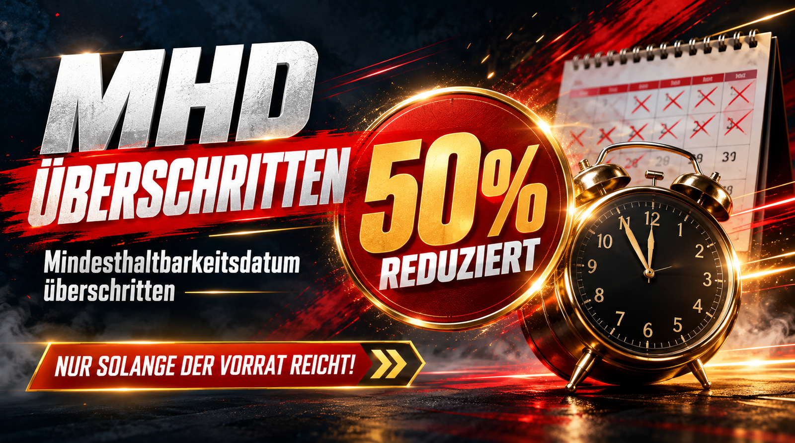 MHD Ware Banner 50% bei Sci Nutrition Berlin