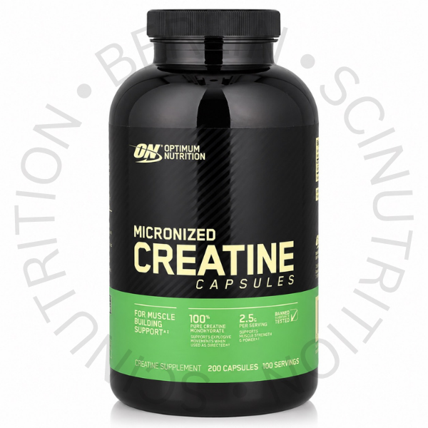 Optimum Nutrition Microized Creatine 200 Kapseln Creatin Kapseln bei Sci Nutrition Berlin