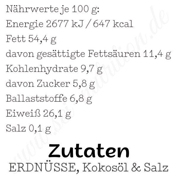 Erdnussbutter - Sci Nutrition Shop