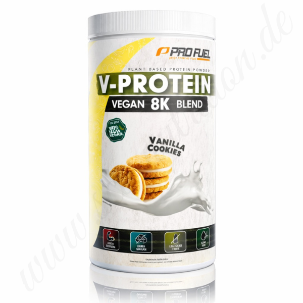 Pro Fuel V-Protein Vegan 8K Blend Veganes Protein Fitnessshop Berlin