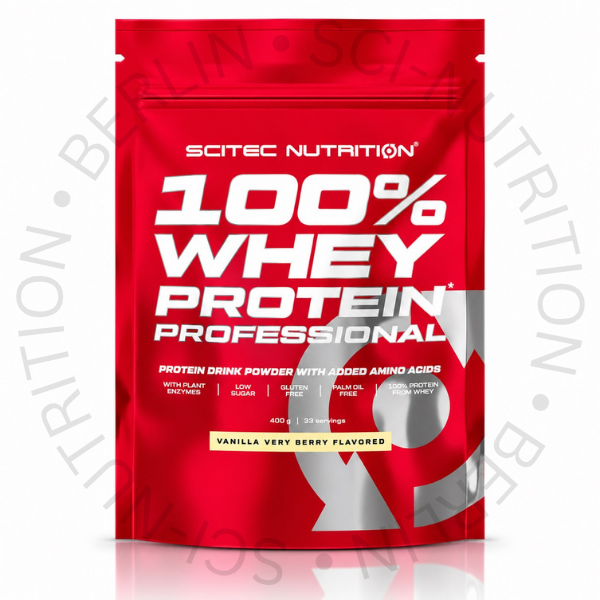 Scitec Nutrition 100% Whey Protein Professional 400 g Poteinpulver bei Sci Nutrition Berlin