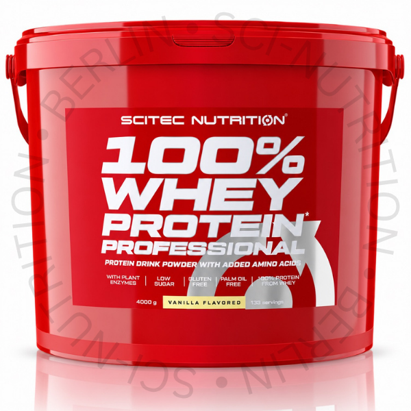 Scitec Nutrition 100% Whey Professional 4000g Proteinpulver bei Sci Nutrition Berlin