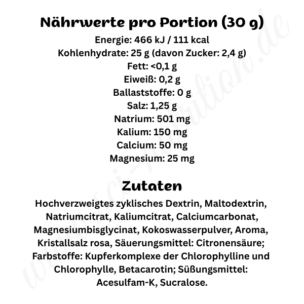 Carbs + Electrolytes
