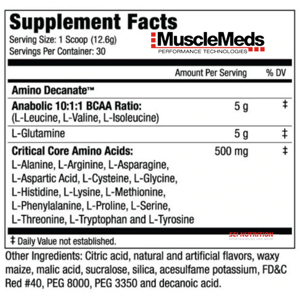 Amino Decanate - Sci Nutrition Shop