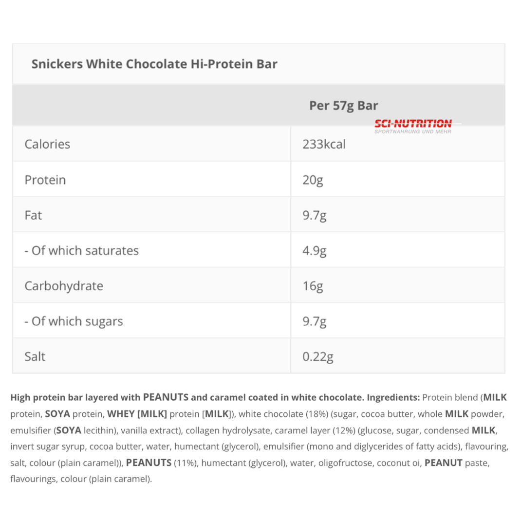 Snickers Hi-Protein White