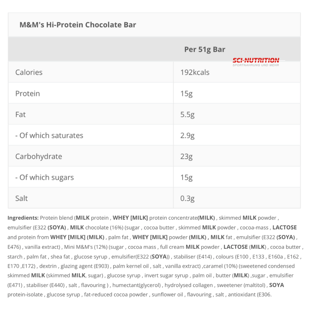 M&amp;M´s Hi Protein