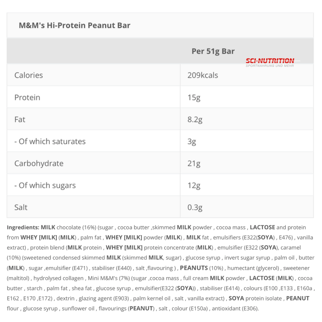 M&amp;M´s Hi Protein