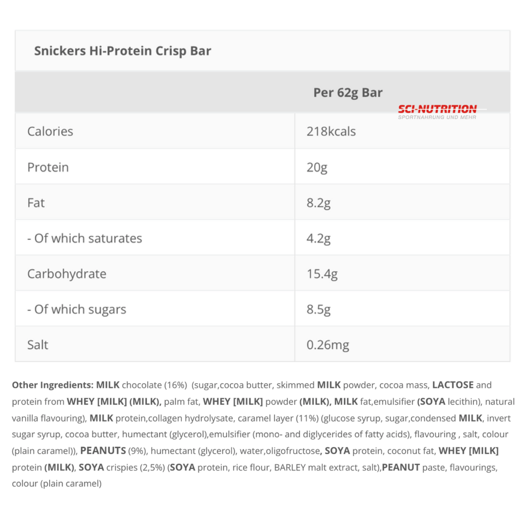 Snickers Hi-Protein Crisp