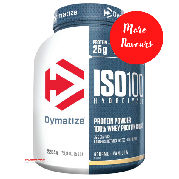 Dymatize - Iso 100 100% Whey Protein Isolate; Fitnessshop Berlin