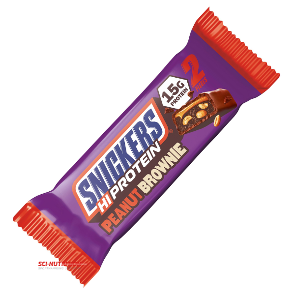 Snickers Hi Protein Peanut Brownie